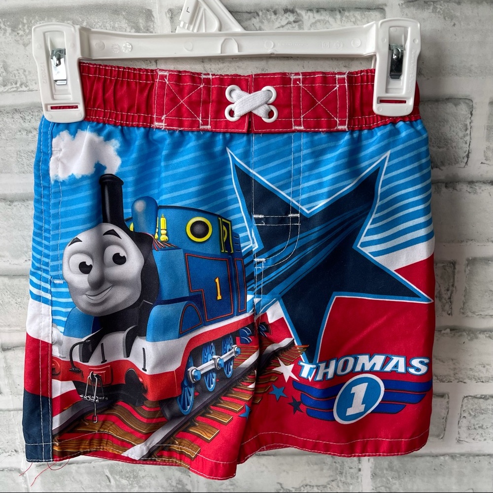 THOMAS & FRIENDS LINED SWIM TRUNKS BOYS 2T